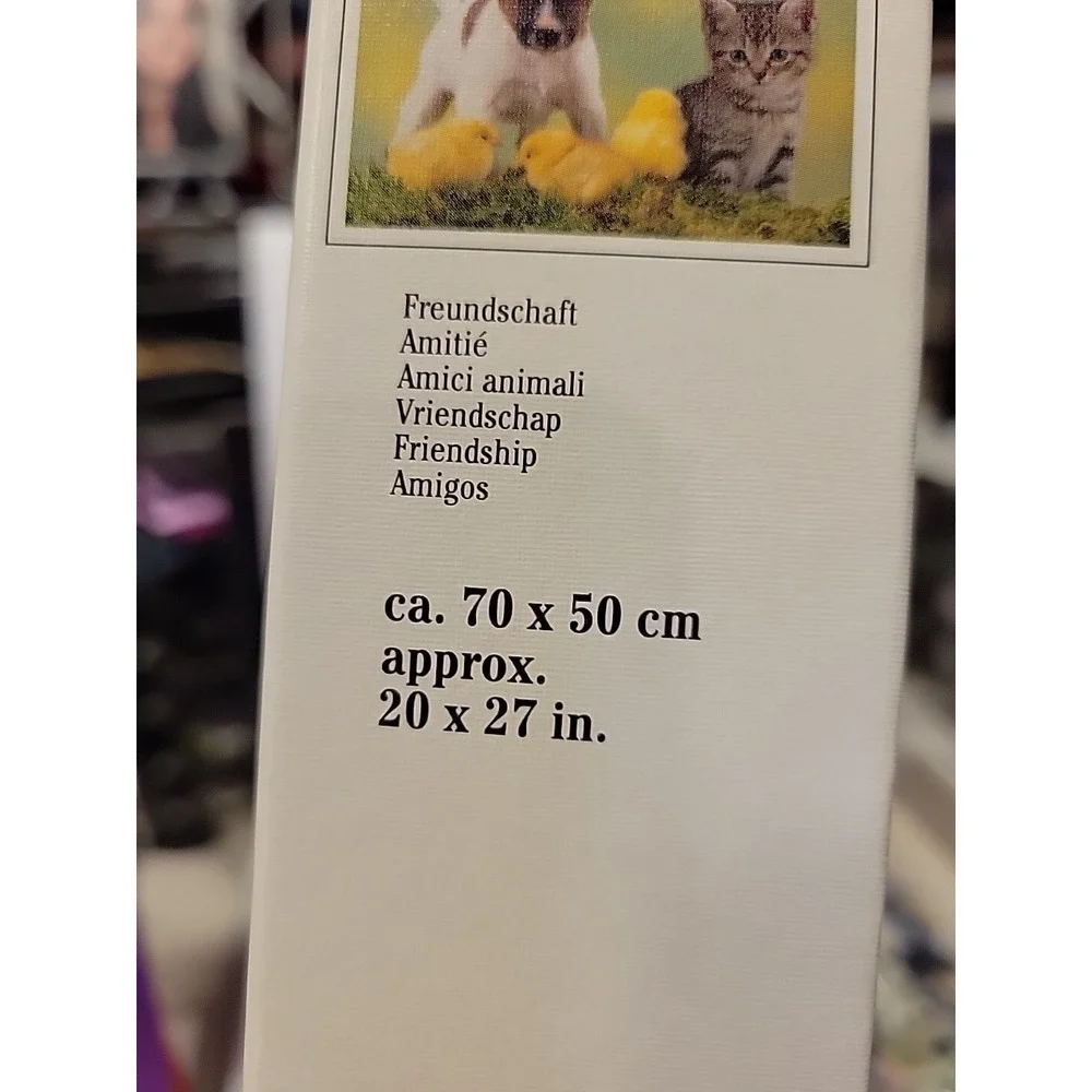 Ravensburger  Puppy ‎ Kitten Chicks 1000 Piece Jigsaw Puzzle